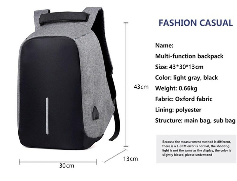 Ultimate Anti-Theft Laptop Backpack with USB Charging Port