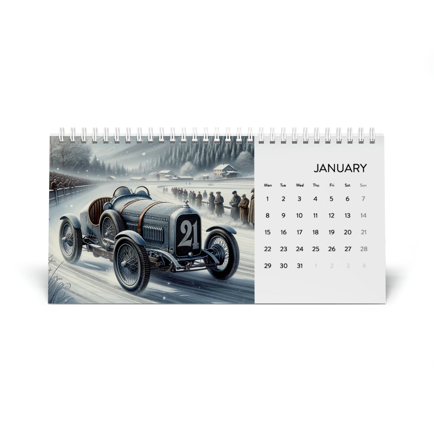 Cars Desk Calendar - Exclusive Ai Car Design