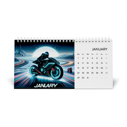 Moto Desk Calendar 2024