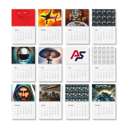 Pablo’s Mix Wall Calendar (2024)