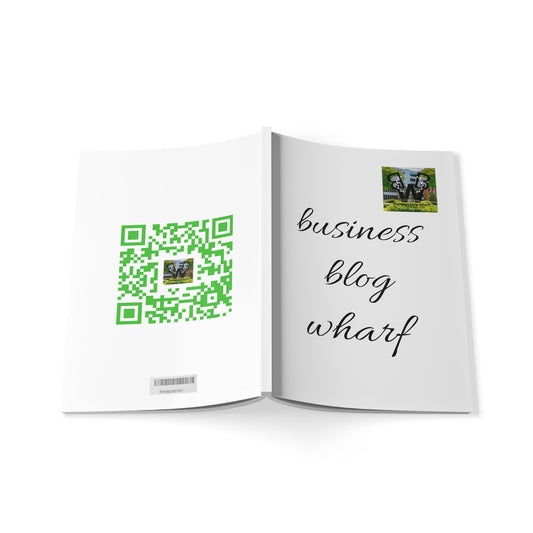 Business Blog Wharf Softcover A5 Notebook