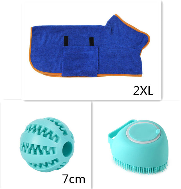 Magic Silicone Bath & Massage Glove Brush for Pets