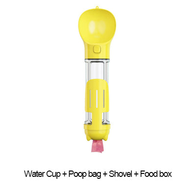 Portable Pet Water Bottle & Food Feeder