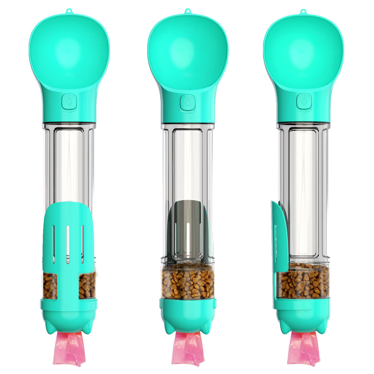 Portable Pet Water Bottle & Food Feeder