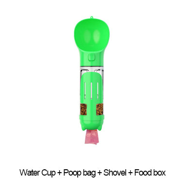 Portable Pet Water Bottle & Food Feeder