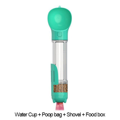 Portable Pet Water Bottle & Food Feeder