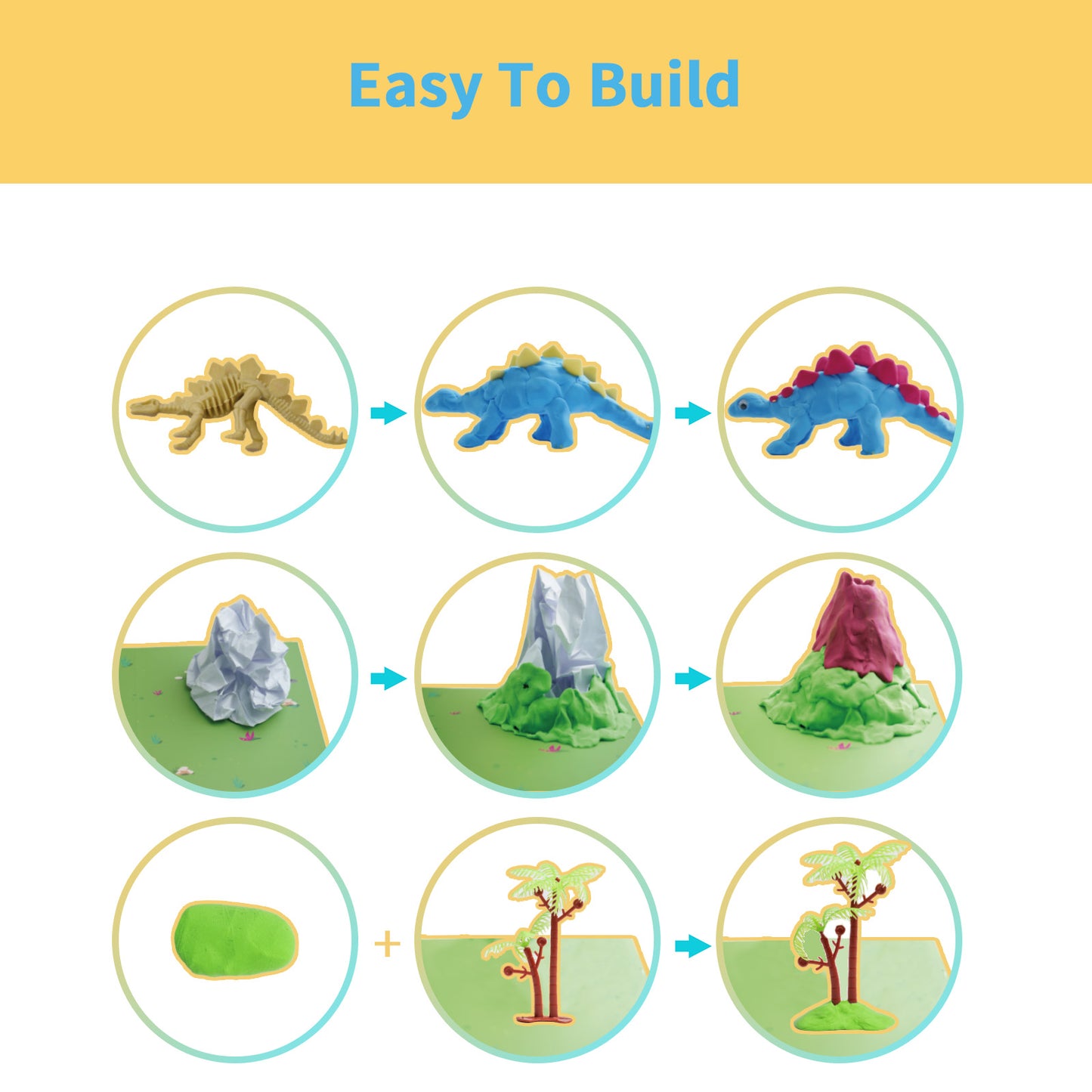 Dinosaur Modelling Set