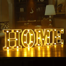 Golden Alphabet Light Letters