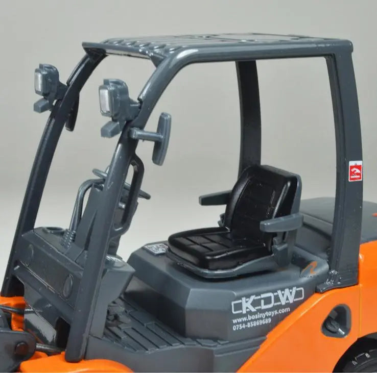 Alloy Forklift Truck Model - Diecast Metal 1:20 Scale