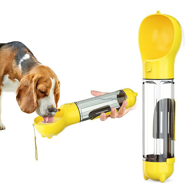 Portable Pet Water Bottle & Food Feeder