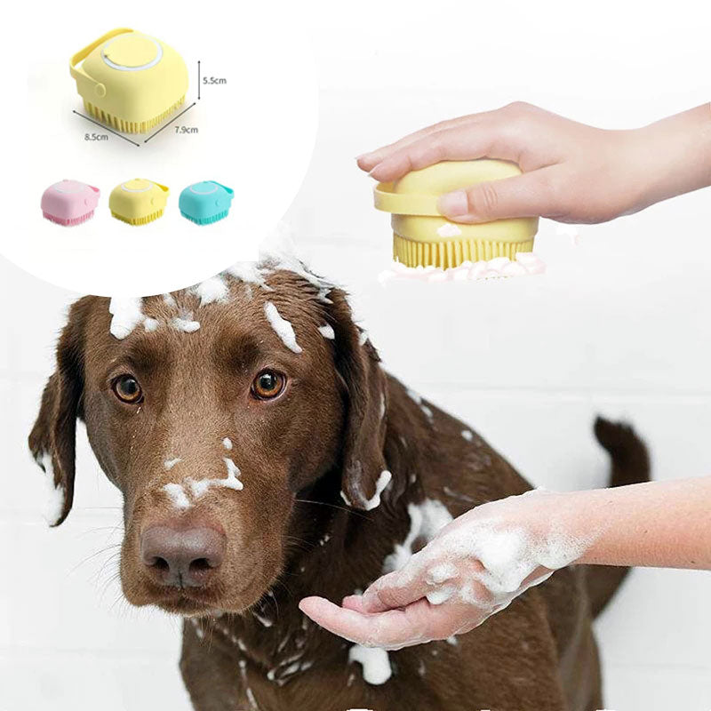 Magic Silicone Bath & Massage Glove Brush for Pets