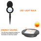 2pcs solar spotlight LED lighting