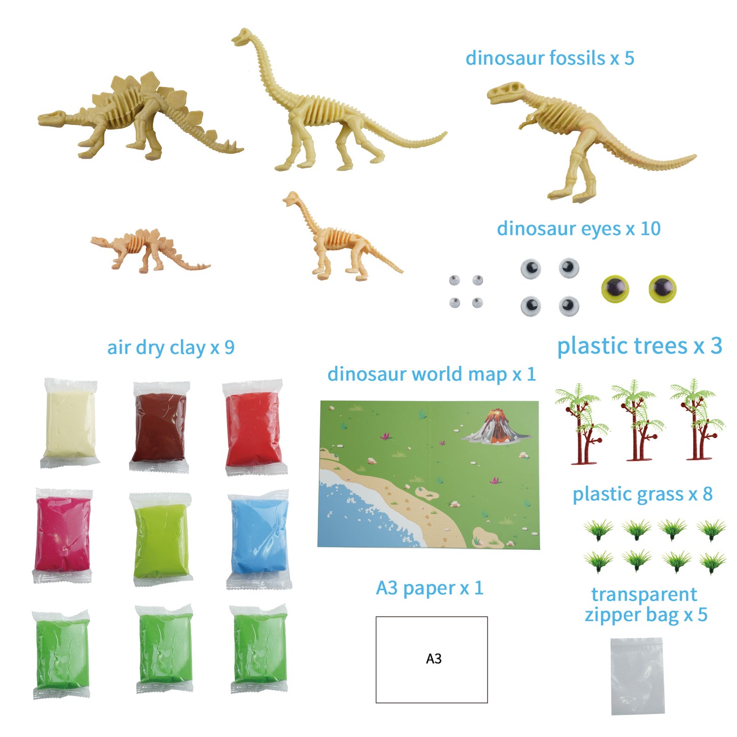 Dinosaur Modelling Set