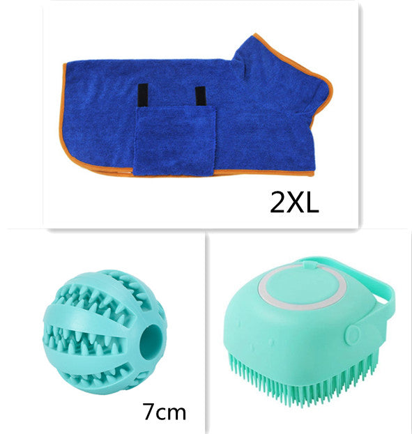 Magic Silicone Bath & Massage Glove Brush for Pets